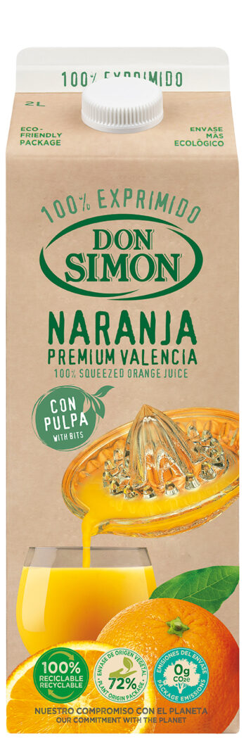 Don Simon 100% apelsinimahl viljalihaga 200cl tetra