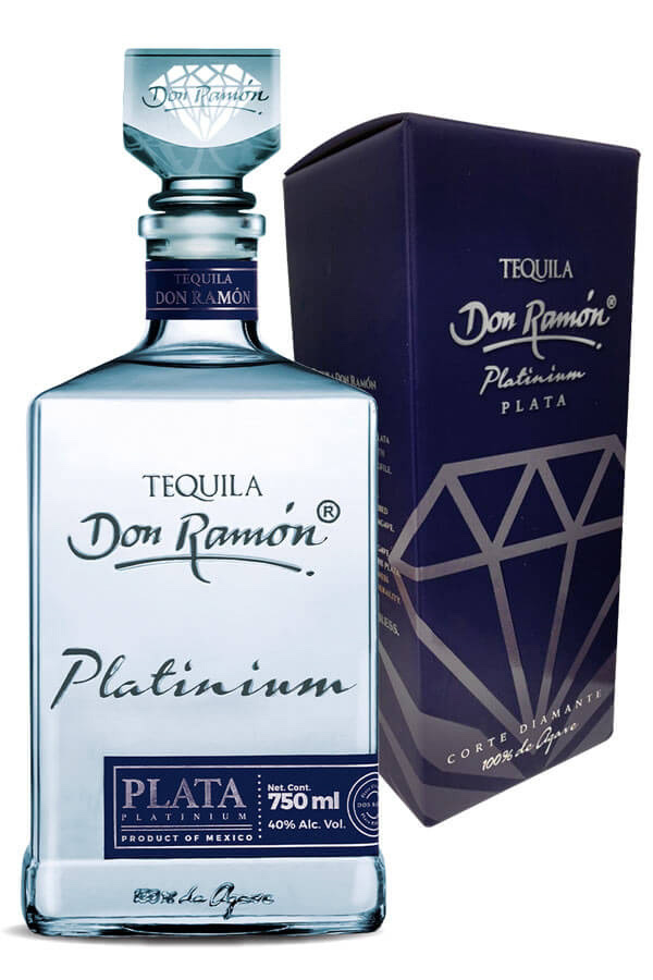 Don Ramon Platinum Plata Tequila 70cl giftbox