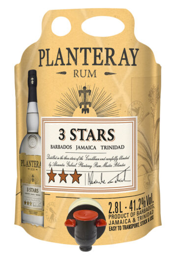 Plantation 3 Stars Silver Rum 280cl pouch