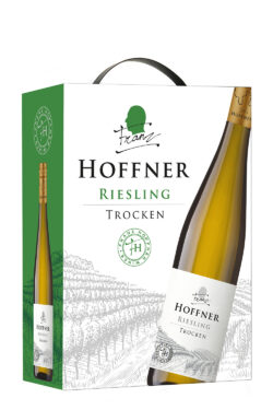 Privaatpostitus: Franz Hoffner Riesling Rhein Trocken 300cl BIB