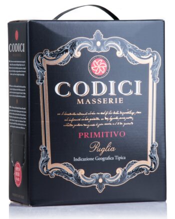 Codici Primitivo Puglia 300cl BIB