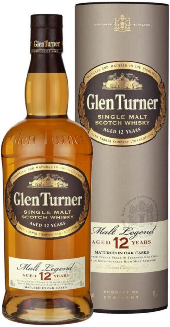 Glen Turner 12 YO Single Malt Whisky 70cl giftbox